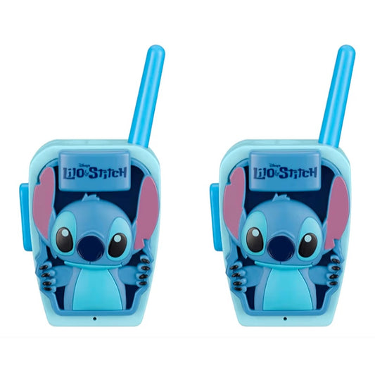 eKids Stitch Walkie Talkies for Kids, Static Free Extended Range