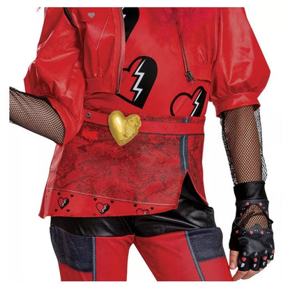 New Disney Descendants 4 Deluxe Kids' Halloween Costume Red Size S Small 4-6x