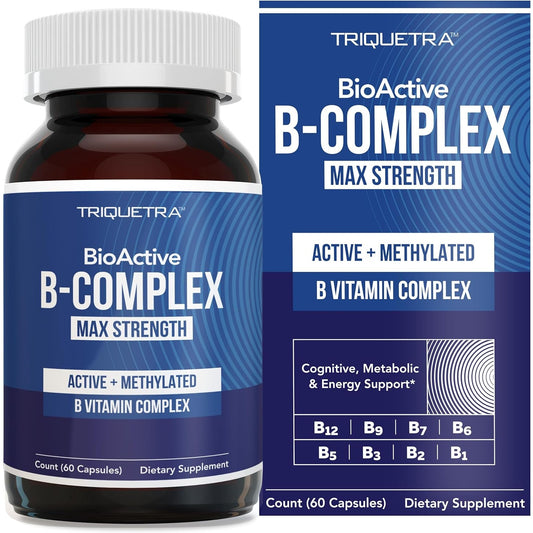 BioActive Vitamin B Complex Blood Stream Ready Methylated B Complex 60 Servings