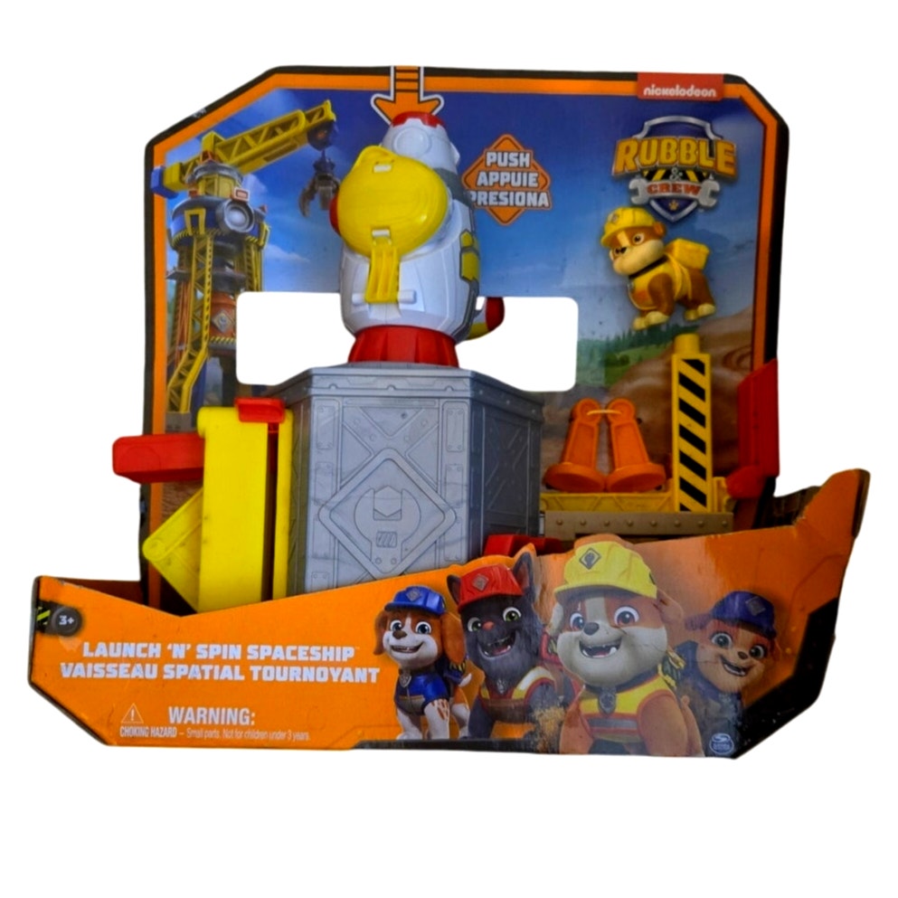 Paw Patrol Rubble & Crew, Launch & Spin Spaceship