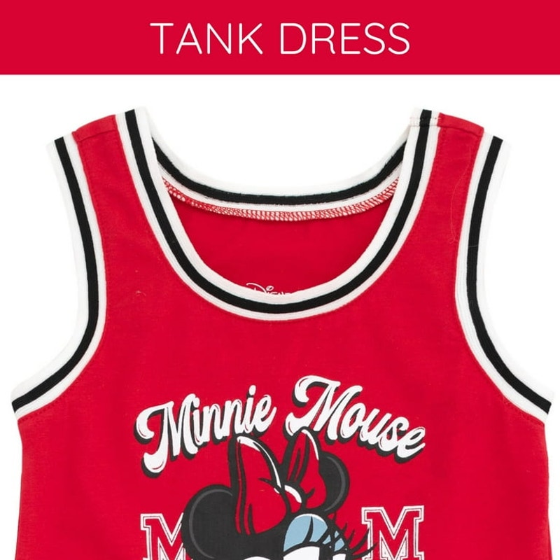 Disney Minnie Mouse Tank Jersey Dress Size 4T Toddler Little Girls
