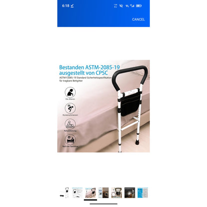 Bed Rail for the Safety of Older Adults