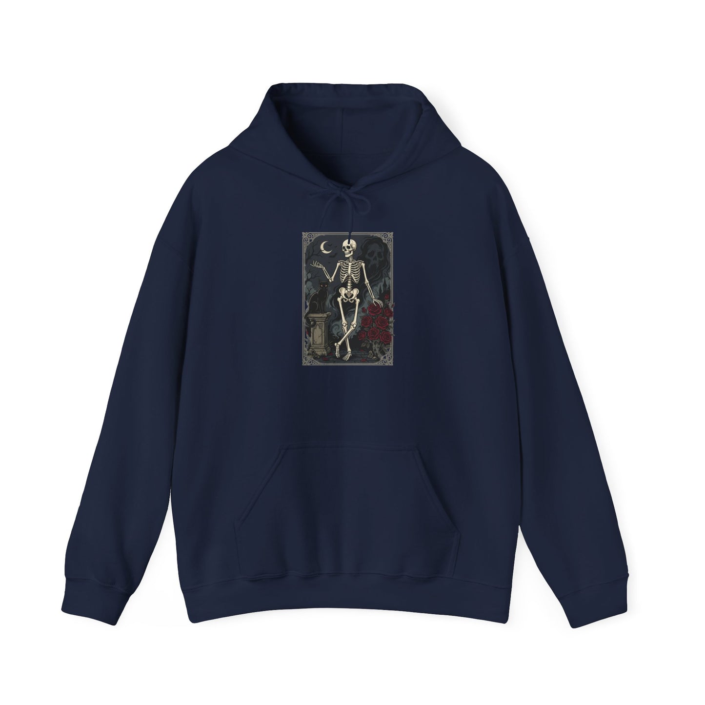 Skeleton Dance Hoodie - Gothic Vintage Skeleton Art Pullover