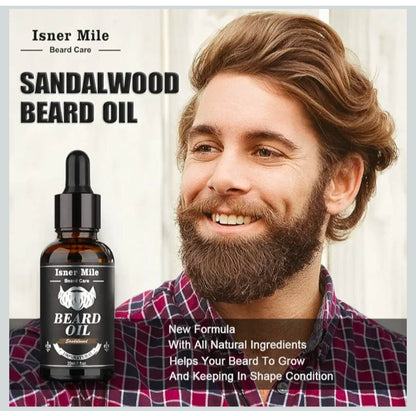 Isner Mile Beard Grooming Kit for Men with bonus extras!