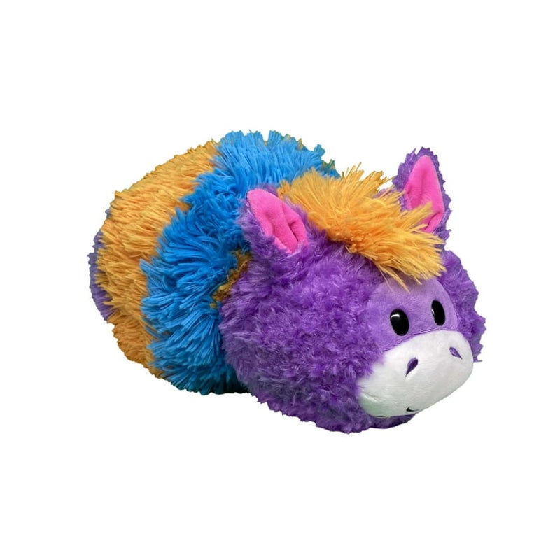 FlipaZoo Magic Tails Blue Dragon to Purple Unicorn 11in Plush Toy