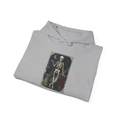 Skeleton Dance Hoodie - Gothic Vintage Skeleton Art Pullover