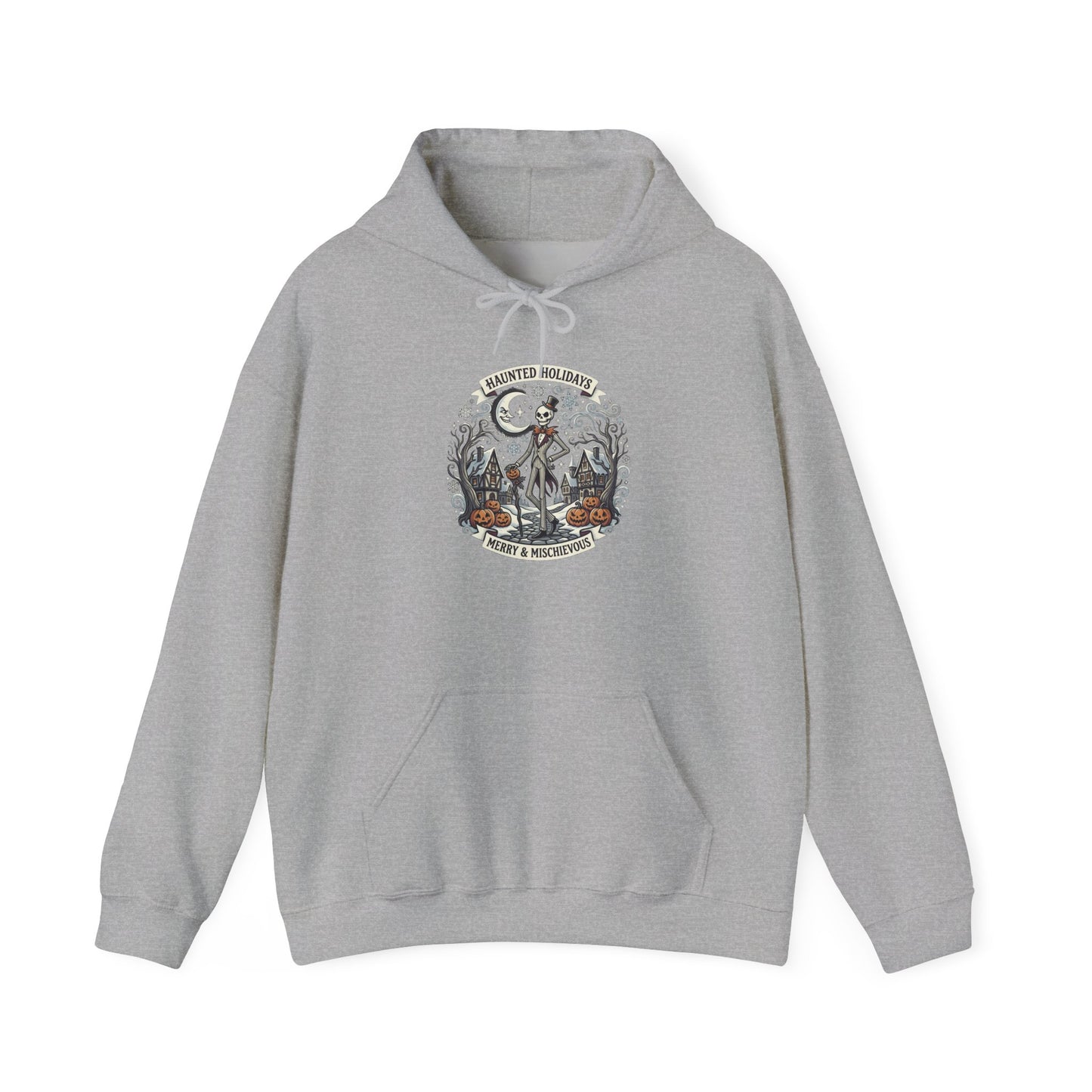Vintage Skull and Roses hoodie | Gothic Botanical Illustration