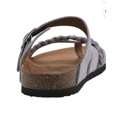 Mountain Sole Women's Lavender Leather Sandals Size 7