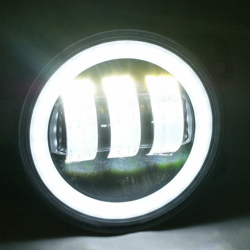 4" Inch Round LED Fog Driving Lamps For Jeep Wrangler unlimited JK 4 Door 07~15