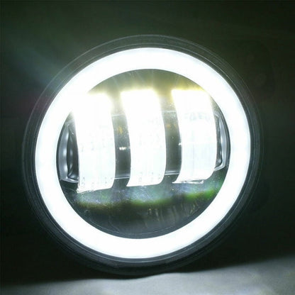 4" Inch Round LED Fog Driving Lamps For Jeep Wrangler unlimited JK 4 Door 07~15