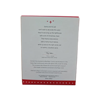 Hallmark 2015 HOLIDAY LIGHTHOUSE Ornament 4th In Series
