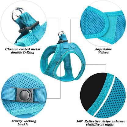 Azuza Dog Harness for Small & Medium Dogs, Size Small