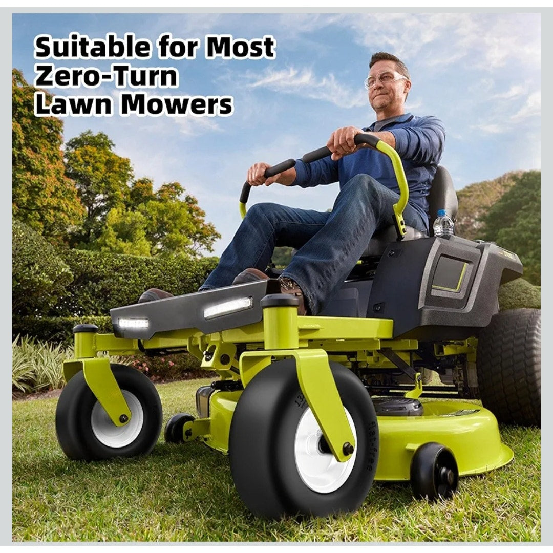 New 13x5.00-6 Flat Free Lawn Mower Tire Set of TWO Tires / Wheels