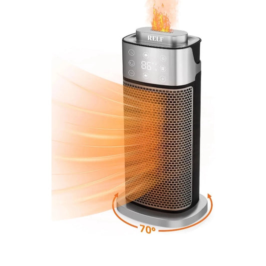 1500W PTC Ceramic Space Heater with Humidifier - 70° Oscillation