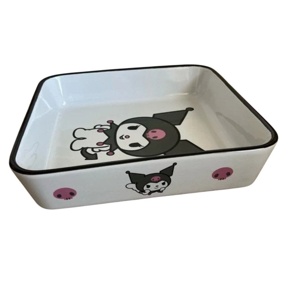 NEW Kuromi Ceramic Square Baking Pan Dish Hello Kitty & Friends Sanrio Halloween
