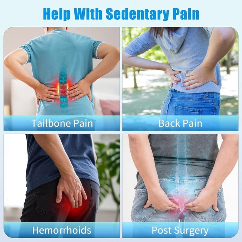 Donut Pillow for Tailbone Pain ,Hemorrhoid Pillow Seat Cushion for Long Sitting