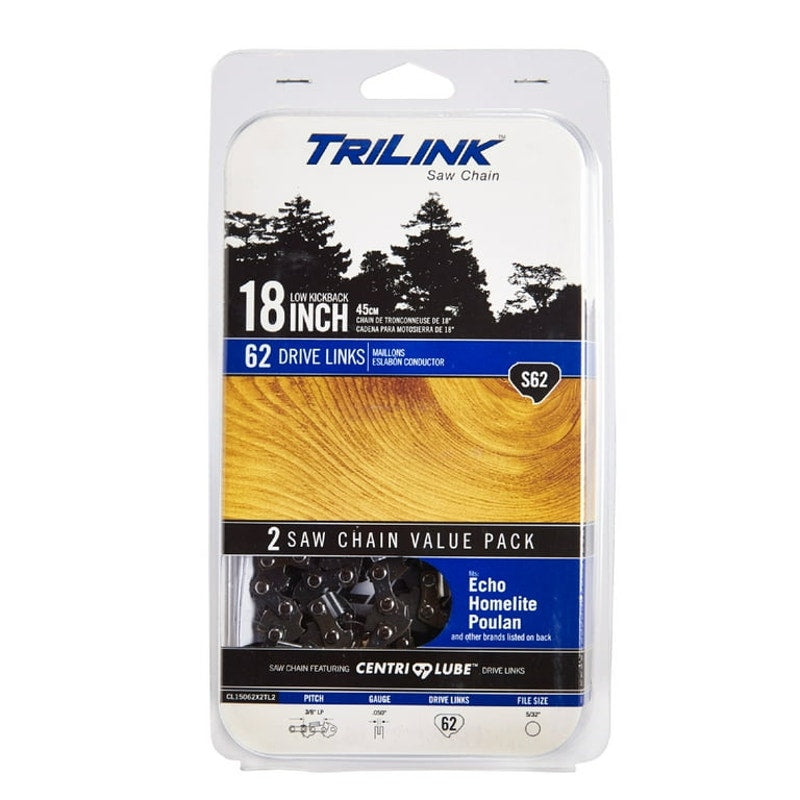 Trilink Saw Chain S56 - 16" 2 Pack Replacement Chain