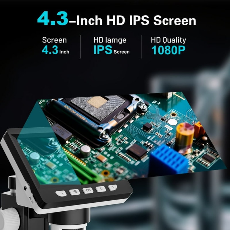 4.3" 1080p LCD Digital Microscope
