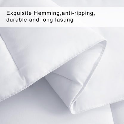 Purple Microfiber King Duvet Cover Set w/ Shams & King Down Alt Duvet Insert