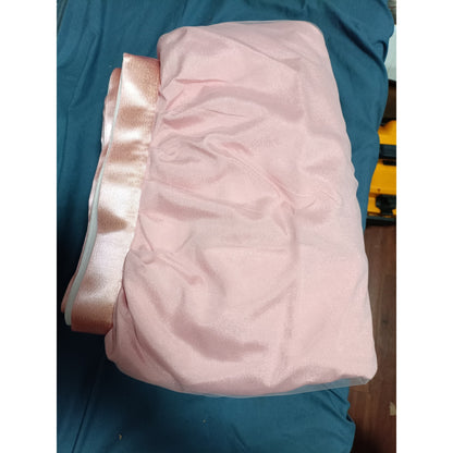 14 ft Dusty Rose Tulle Table Skirt for Rectangle Tables