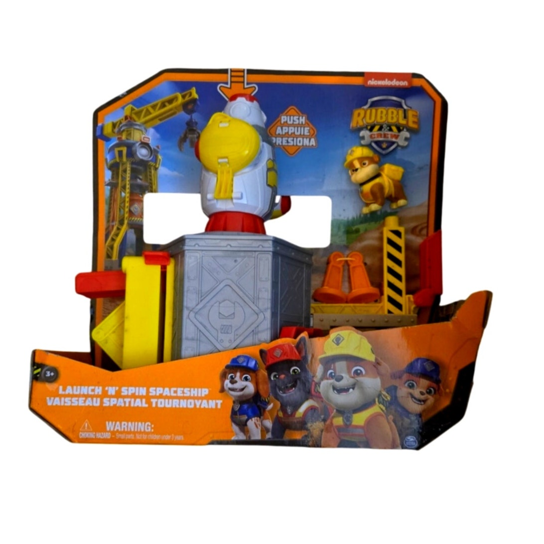 Paw Patrol Rubble & Crew, Launch & Spin Spaceship