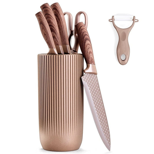 New Vesteel Kitchen Knife Set of 7 Professional Stainless Steel Knife Set