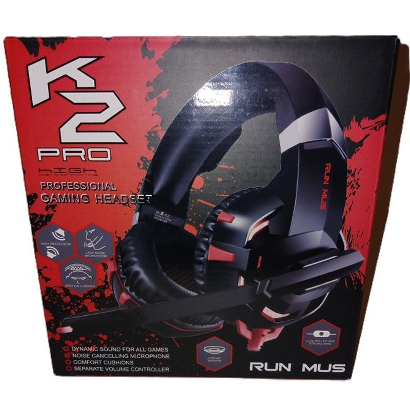K2 PRO Professional Wired Gaming Headset