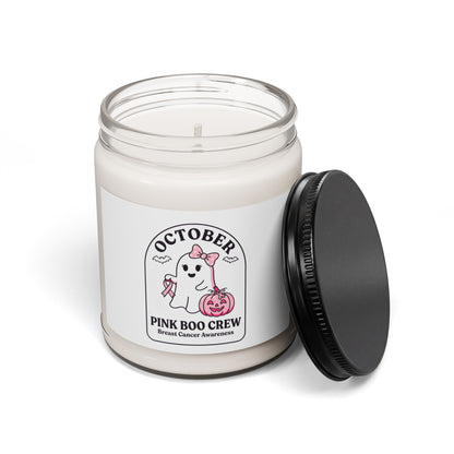 October Pink Boo Crew Candle | Breast Cancer Awareness, Soy 9oz