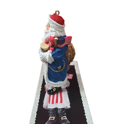1996 Hallmark Keepsake Ornament - Merry Olde Santa #7 - Patriotic