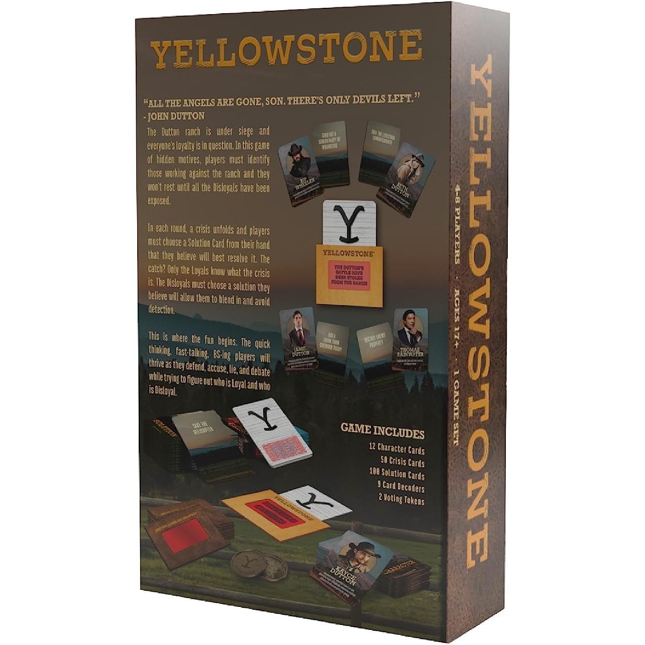 Yellowstone Party Game of Accusations Betrayal & Fun Defend The Dutton Ranch Prove Your Loyalty 17+