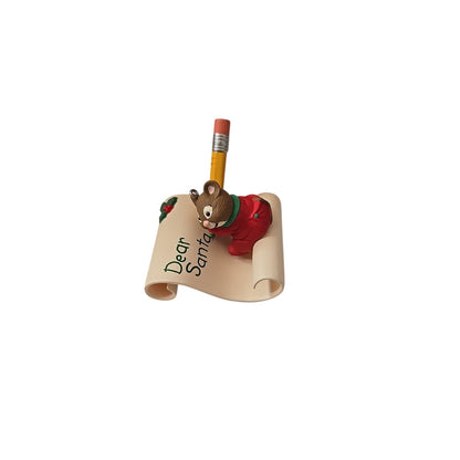 Hallmark Keepsake Ornament 1998 Writing to Santa