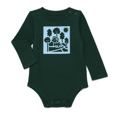 Garanimals 0-3 Months Baby Boy Graphic Thermal Bodysuit