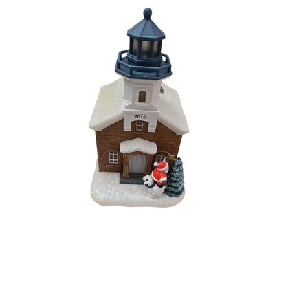 Hallmark Keepsake Holiday Lighthouse 2016 Ornament Magic Cord 5th In Series