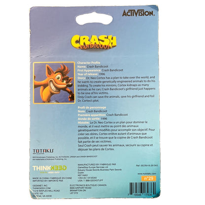 Golden Crash Bandicoot Totaku Figure 2018 Activision Think Geek #29 - NEW