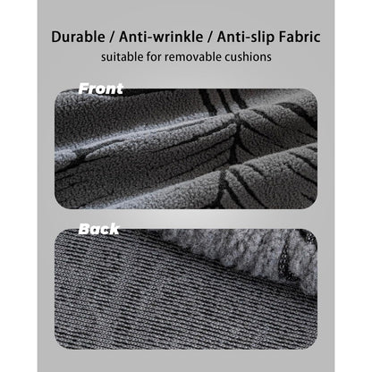 Set of 2 Sofa Cushion Cover Washable Couch Covers Sofa Protector Slipcovers