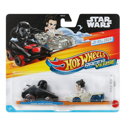 Star Wars Hot Wheels RacerVerse Die-Cast Cars 2024 Kylo Ren & Rey
