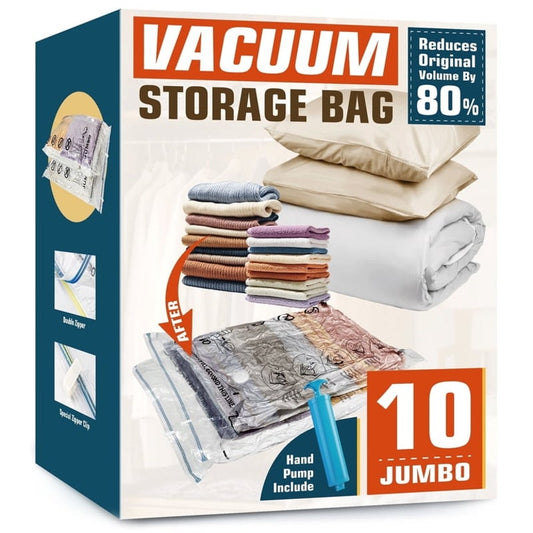 10 jumbo Large Space Vacuum Storage bags