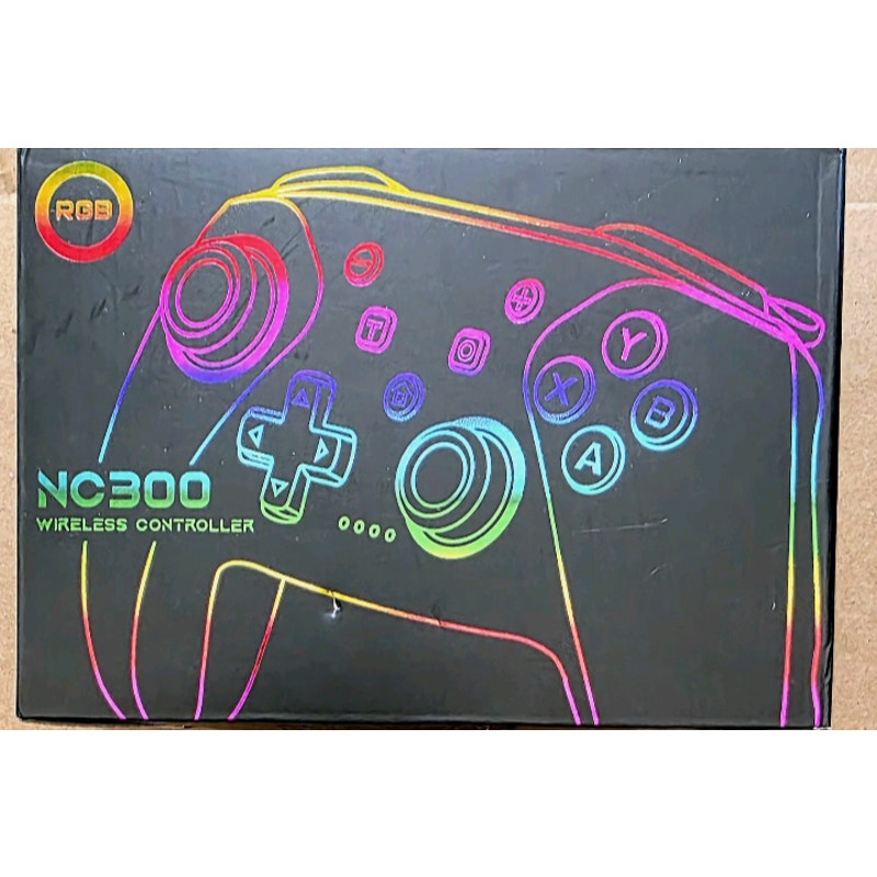 NC300 Wireless RGB Controller for Nintendo Switch/Switch Lite/OLED Black
