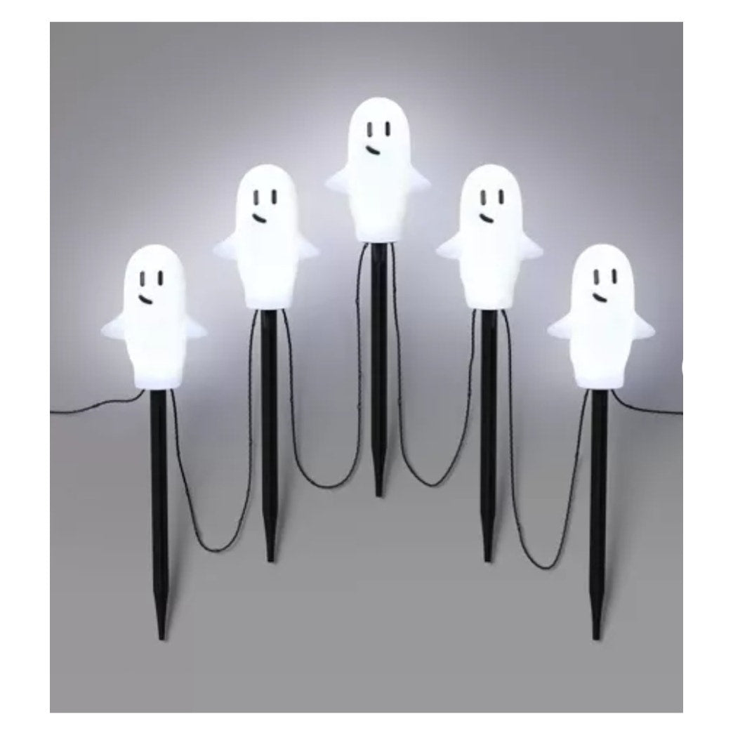 5ct LED Plastic Ghost pathway lights