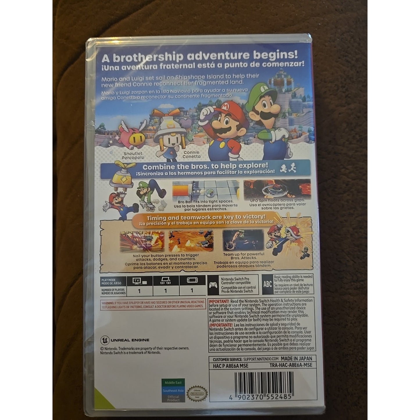 *BRAND NEW FACTORY SEALED* Mario & Luigi: Brothership - Nintendo Switch Physical