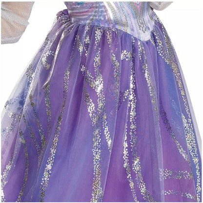 Wicked the Musical Glinda "For Good" Deluxe Halloween Costume - Girls Size 3T-4T - Lavender - New
