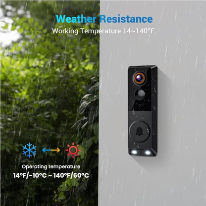 1080P Wireless Smart Doorbell Camera with AI Human Detection