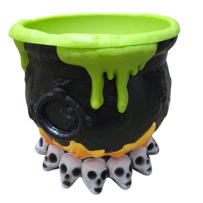 New 17" Light & Sound Candy Bowl Cauldron Outdoor Halloween Decor Hyde and EEK!
