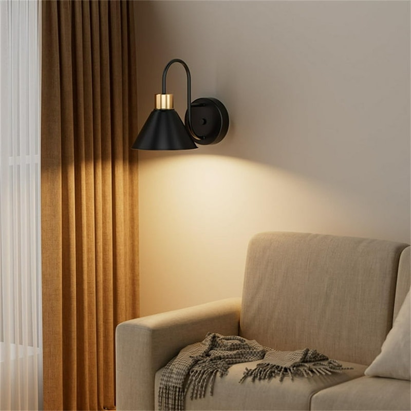 2 pack LED Battery Operated Wireless Wall Sconces with Remote Control