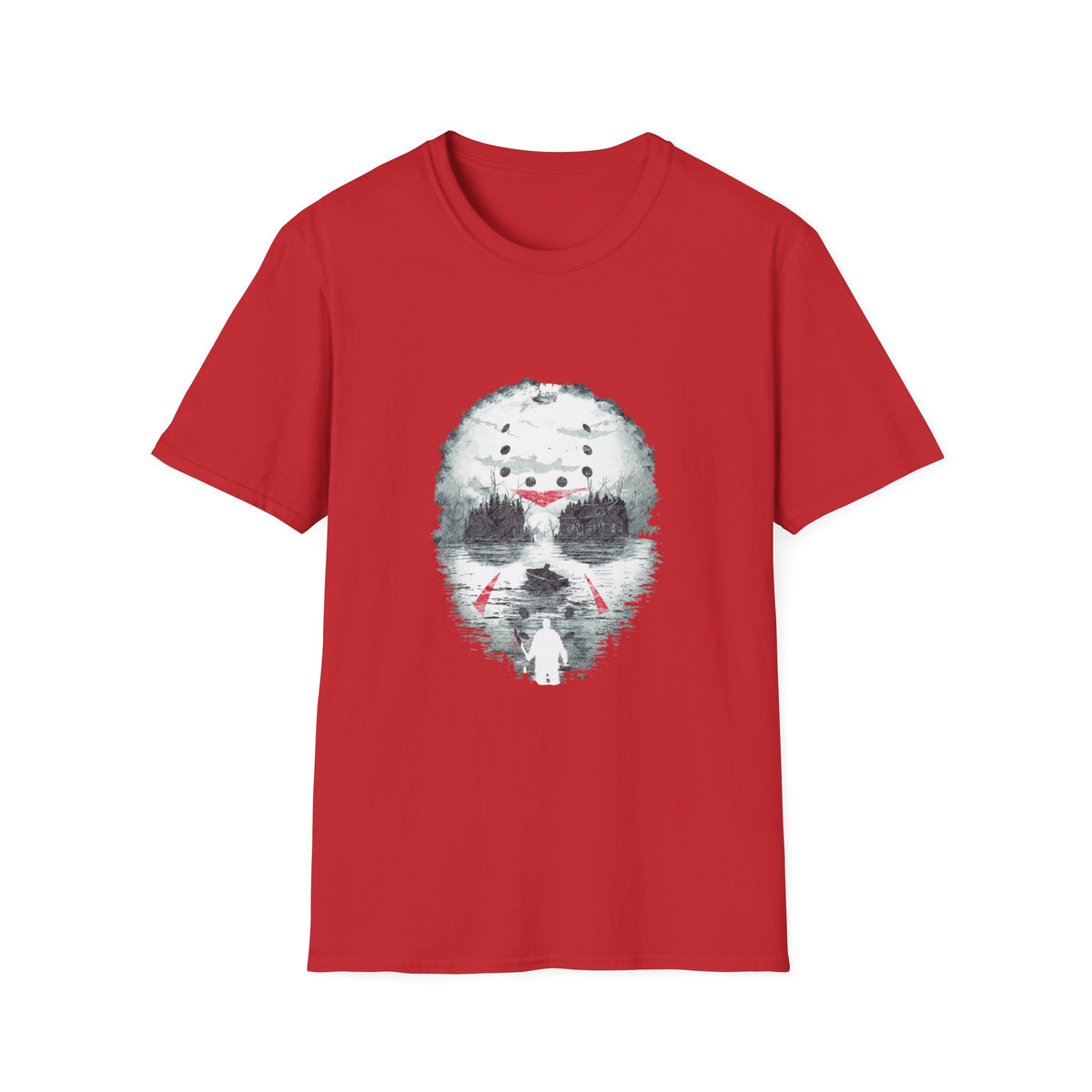 Horror Hockey Mask Friday The 13th T-Shirt —  Jason Inspired Graphic Tee