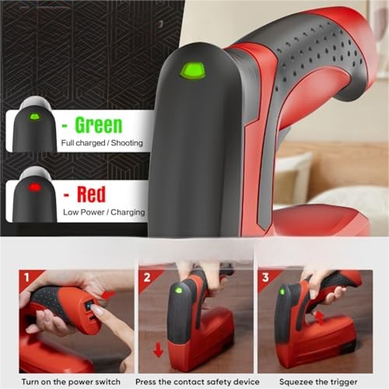 Electric Staple Gun, 3 in 1 Cordless Upholstery
