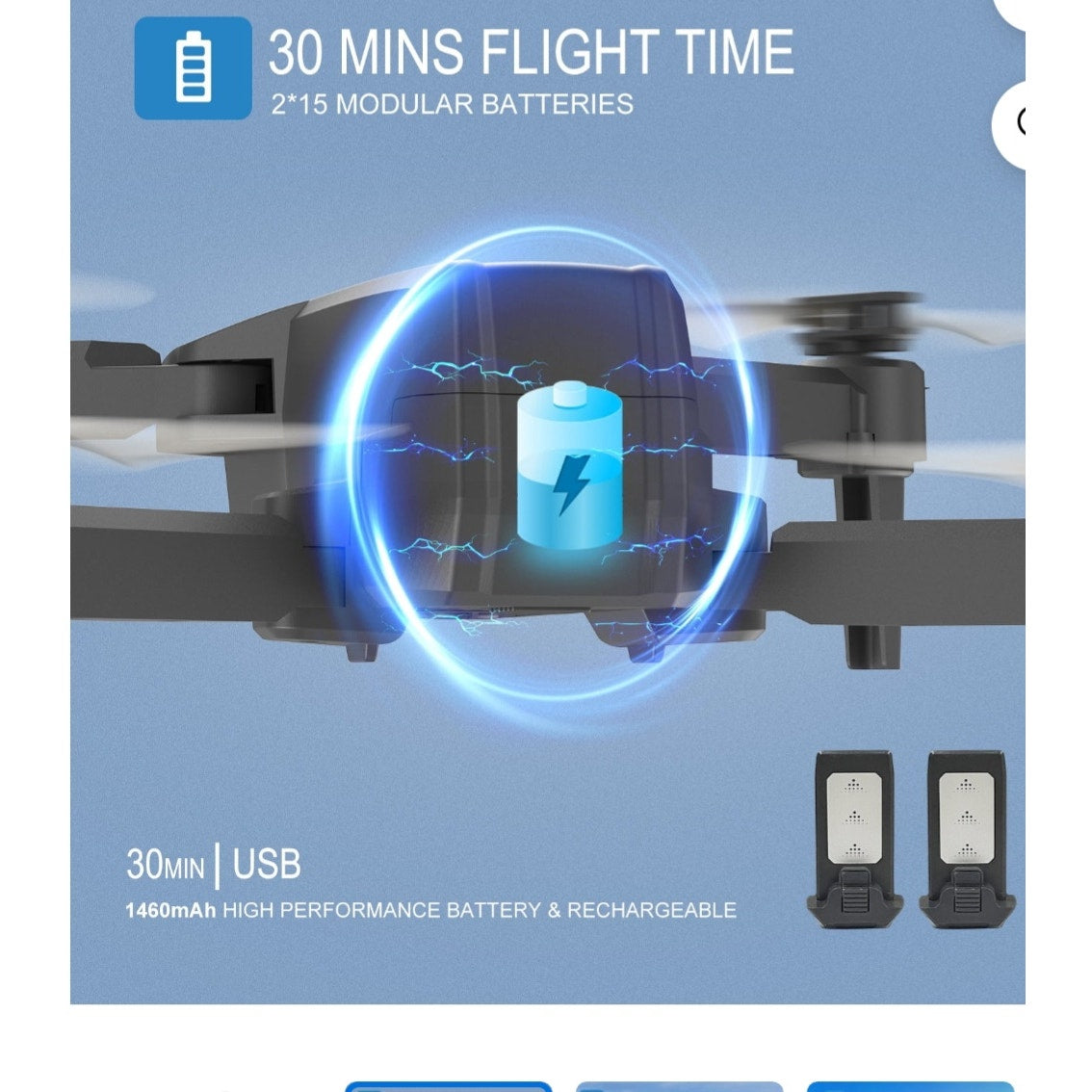 V1 Mini FPV Drone with 1080P HD Camera