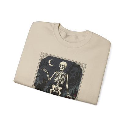 Skeleton Vintage Art Crewneck Sweatshirt