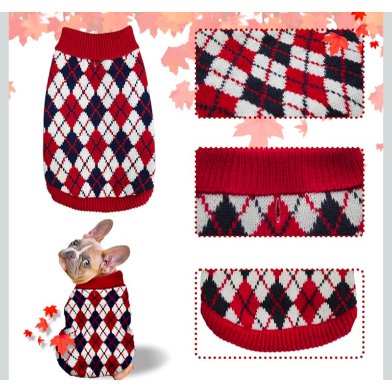 Dog Sweater for Small Dogs Size S