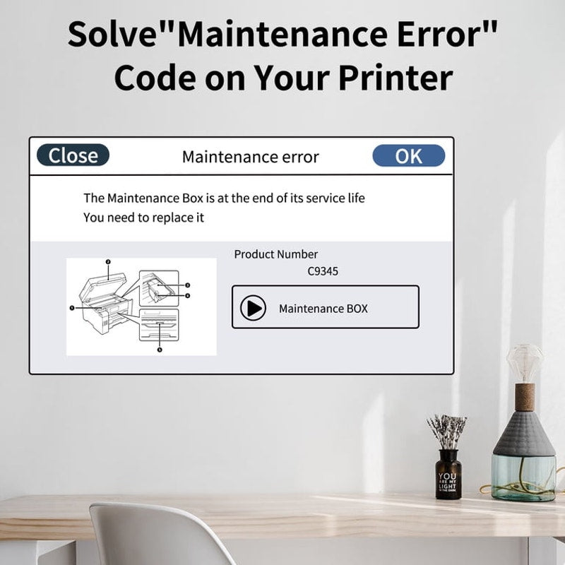 C9345 Ink Maintenance Box Replacement